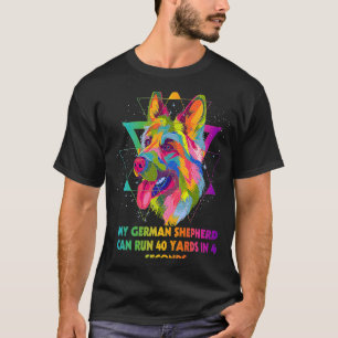 T-shirt Mon Berger Allemand Peut Faire 40 Yards Animal She