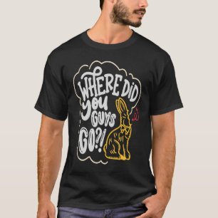 T-shirt Mon Beurre Blessait Le Lapin Chocolat De Pâques Où