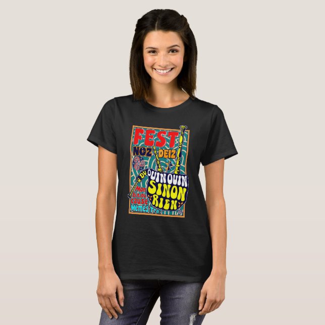 T-shirt Mon biniou cause (Devant entier)