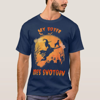 T-shirt Mon Boer Rides Shot Funny Halloween Amoureux des c