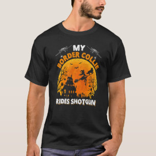 T-shirt Mon Border Collie fait du covoiturage Border Colli