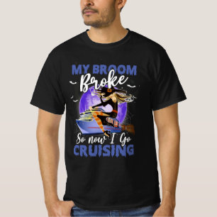 T-shirt Mon Broom S'Est Écrasé Alors Je Suis Allé Croiser