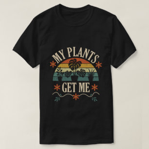 T-shirt Mon cadeau rétro pour amoureux de plantes