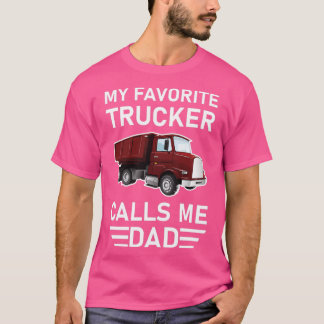 T-shirt Mon Camion Favori M'Appelle Papa