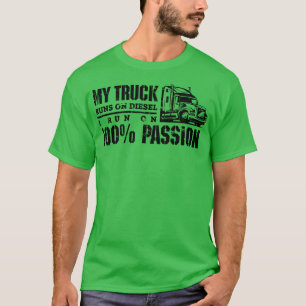 T-shirt Mon camion roule sur
