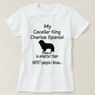 T-shirt Mon Cavalier King Charles Spaniel Dog est intellig