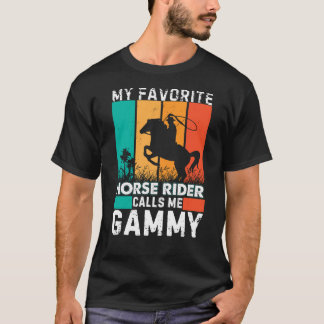 T-shirt Mon cavalier préféré me traite de Da Mère Gammy