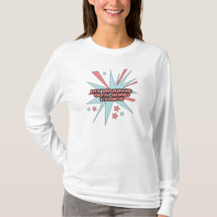 T-shirt Mon cerveau est composé à 90% de paroles de chanso