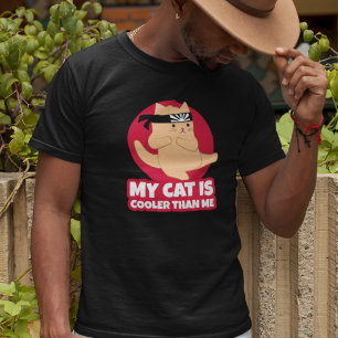T-shirt Mon chat est Glacière que moi Funny Karate