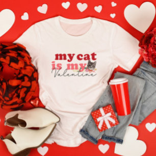 T-shirt Mon chat est ma Saint Valentin