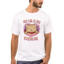 Mon chat est mon Valentin Orange Tabby