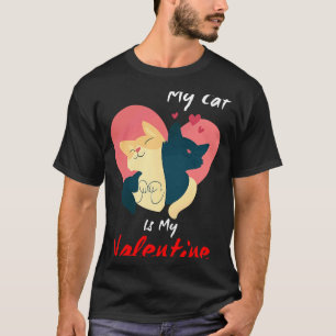 T-shirt MON CHAT EST MON VALENTIN valentin chat
