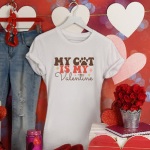 T-shirt Mon chat est mon Valentine Funny
