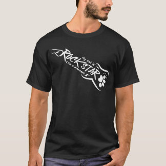 T-shirt Mon Chat Est Rockstar Et Je Suis Manager/Punk Rock
