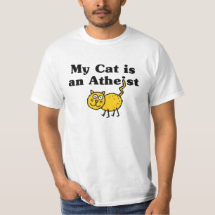 T-shirt Mon chat est un athée