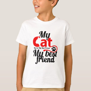 T-shirt Mon chat mon meilleur ami