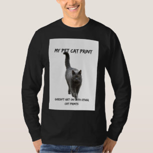 T-shirt Mon chat pour animaux de compagnie Imprimer Fantai