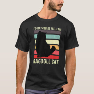T-shirt Mon chat Ragdoll personne paresseuse