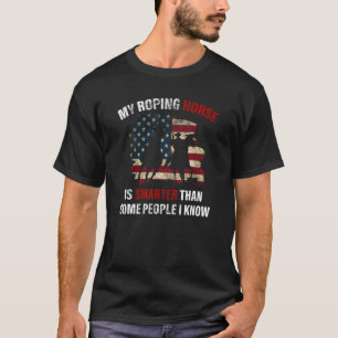 T-shirt Mon cheval de lasso est plus intelligent que certa