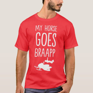 T-shirt mon cheval va freaapp motoneige pour motoneige