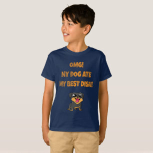 T-shirt mon chien a mangé mon meilleur slogan