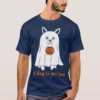 T-shirt Mon Chien Est Boo Drôle Propriétaire Chien Boo Gho