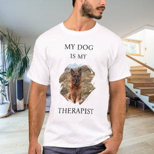 T-shirt Mon chien est ma photo thérapeutique