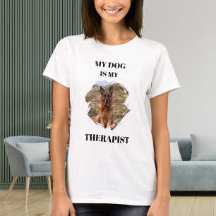 T-shirt Mon chien est ma photo thérapeutique