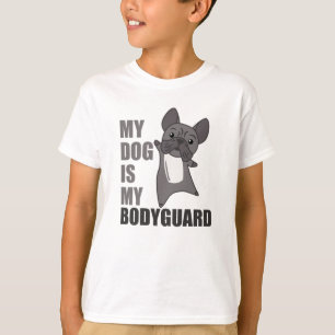 T-shirt Mon Chien Est Mon Chien Garde Du Corps Chiens Chie