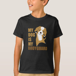 T-shirt Mon Chien Est Mon Gardien Du Corps Chiens Cocker S