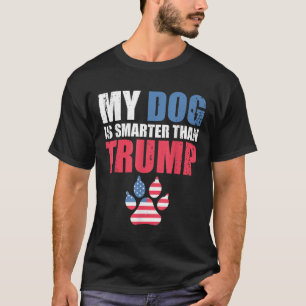T-shirt Mon Chien Est Plus Intelligent Que Votre Président