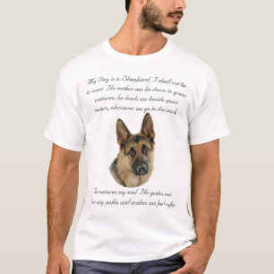 T-shirt Mon chien est un berger (la prière)