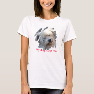 T-shirt Mon chien m'aime !