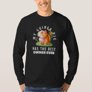 T-shirt Mon Cochon De Guinée A Le Meilleur Propriétaire Ja