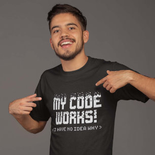 T-shirt Mon code fonctionne