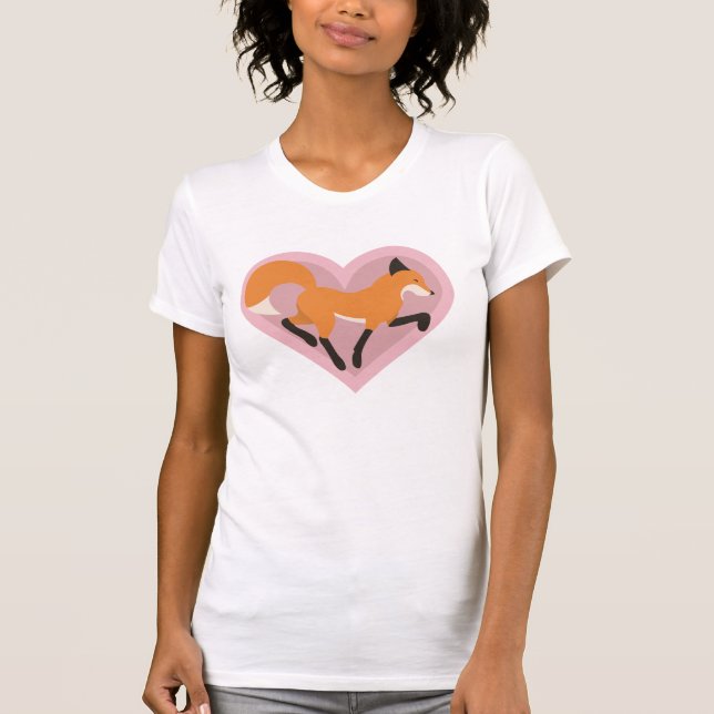 T-shirt Mon coeur a sauté une pièce en t de femmes de (Devant)