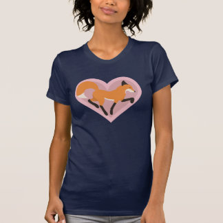 T-shirt Mon coeur a sauté une pièce en t de femmes de