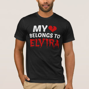 T-shirt Mon coeur appartient à Elvira