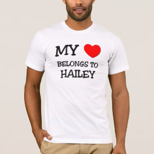 T-shirt Mon coeur appartient à HAILEY