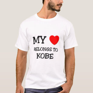 T-shirt Mon coeur appartient à Kobe