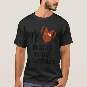 T-shirt Mon Coeur Appartient À La Quart
