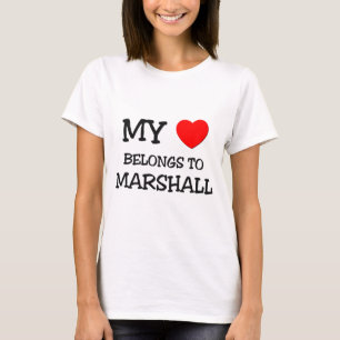 T-shirt Mon coeur appartient à Marshall