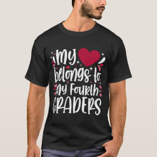 T-shirt Mon coeur appartient à Mes quatrième grands Valent