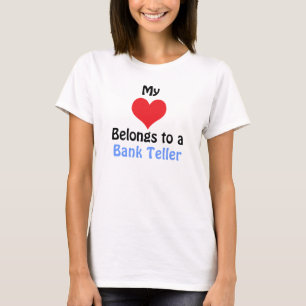 T-shirt Mon coeur appartient à un vendeur de banque
