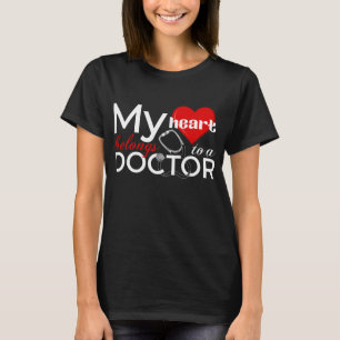 T-shirt Mon Coeur Appartient À Une Relation Drôle Du Docte
