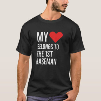 T-shirt Mon Coeur Appartient Au 1Er Anniversaire De Basema