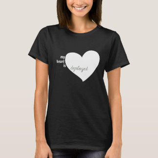 T-shirt Mon coeur est déployé