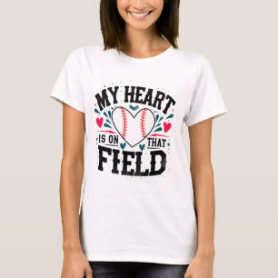T-shirt Mon Coeur Est Sur Cette Chemise De Fer   Tee de ba