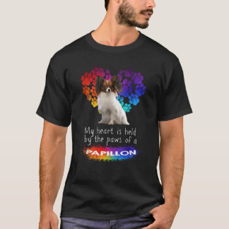 T-shirt Mon Coeur Est Tenu Par Les Pattes D'Un Papillon