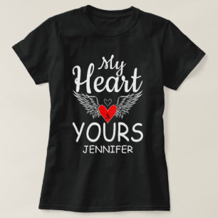 T-shirt Mon coeur est votre amour Citation Valentines Day